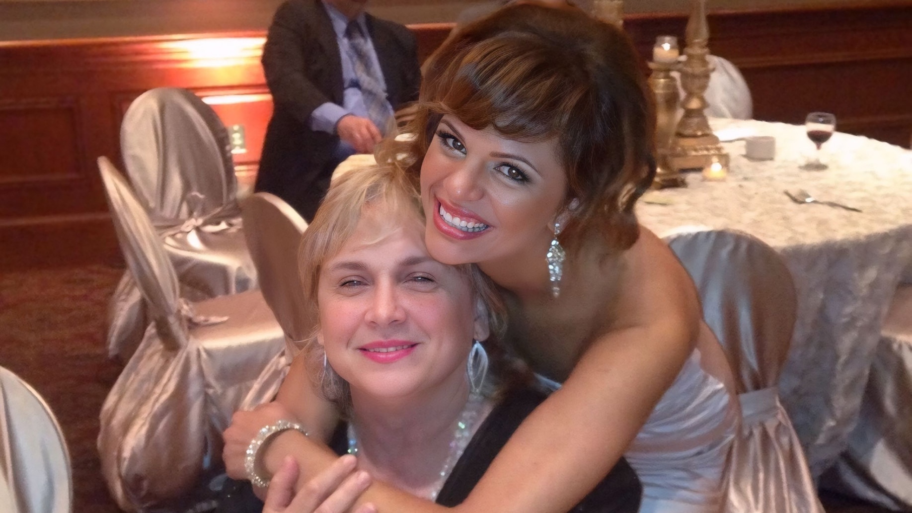 Jackie Kovalcik and her mother.